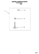 MISCELLANEOUS  PARTS, OPTIONAL PARTS (NOT INCLUDED) Diagram and Parts List for IP42001  Inglis Washer