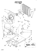 UNIT PARTS Diagram and Parts List for CSW45A1D  Whirlpool Ice Maker