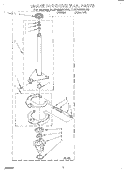 BRAKE AND DRIVE TUBE Diagram and Parts List for 3LSP8255AW0  Whirlpool Washer