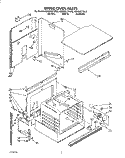 UPPER OVEN Diagram and Parts List for KEBS207YAL2  KitchenAid Wall Oven
