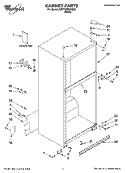 Part Location Diagram of 2218469 Whirlpool Use & Care Guide