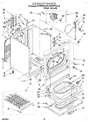 Part Location Diagram of 3401315 Whirlpool DOOR