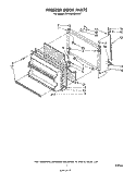 FREEZER DOOR Diagram and Parts List for ET18NKXRWR3  Whirlpool Refrigerator
