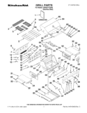 GRILL PARTS Diagram and Parts List for KFRS271TSS00  KitchenAid Grill