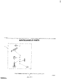 MISCELLANEOUS Diagram and Parts List for LA5430XMW1  Whirlpool Washer