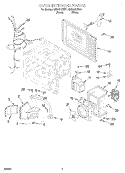 Part Location Diagram of 4359343 Whirlpool CORD-POWER