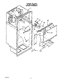 LINER Diagram and Parts List for KTRI18KWWH11  Whirlpool Refrigerator