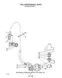 FILL AND OVERFILL Diagram and Parts List for 4KPDI620T3  KitchenAid Dishwasher