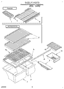 SHELF, LIT/OPTIONAL Diagram and Parts List for TT18DKXDN03  Estate Refrigerator