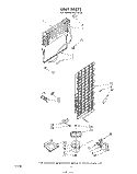 UNIT Diagram and Parts List for 8617W0B  Roper Refrigerator