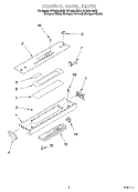 CONTROL PANEL Diagram and Parts List for GY395LXGB3  Whirlpool Range