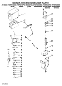 Part Location Diagram of W10127741 Whirlpool ICE-CONTNR