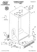 Part Location Diagram of LIT2255485 Whirlpool Literature Parts (Service & Wiring Sheet)