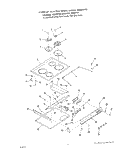 MAIN TOP Diagram and Parts List for S9507W0  Roper Range