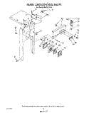 PANEL AND CONTROL Diagram and Parts List for 4KUCC151T0  KitchenAid Trash Compactor