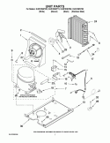 UNIT PARTS Diagram and Parts List for KUIS18NNTB3  KitchenAid Ice Maker