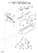 CONTROL PANEL Diagram and Parts List for KBRP36MHB01  KitchenAid Refrigerator