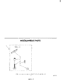MISCELLANEOUS Diagram and Parts List for LA5400XPW1  Whirlpool Washer