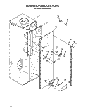 REFRIGERATOR LINER Diagram and Parts List for KSSS42DWX02  KitchenAid Refrigerator