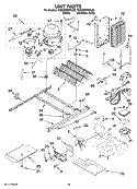 UNIT PARTS Diagram and Parts List for 7GS2SHEXPQ02  Whirlpool Refrigerator