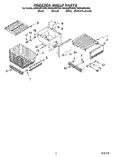 FREEZER SHELF Diagram and Parts List for KSSS48FKT00  KitchenAid Refrigerator