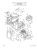BODY Diagram and Parts List for F4858W0  Roper Range
