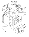 SECTION Diagram and Parts List for LE7700XWN0  Whirlpool Dryer