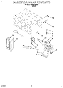 Part Location Diagram of 4313043 Whirlpool COVER, (SEE NOTE 1)