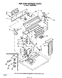 SECTION Diagram and Parts List for LE9800XMW1  Whirlpool Dryer