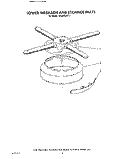 LOWER WASHARM AND STRAINER Diagram and Parts List for 4KUDA220T1  KitchenAid Dishwasher