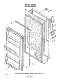 DOOR , LIT/OPTIONAL Diagram and Parts List for EV190FXWW02  Whirlpool Freezer