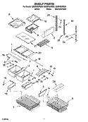 Part Location Diagram of 8170998 Whirlpool LADDER