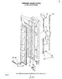 FREEZER DOOR Diagram and Parts List for ED19TKXMWR2  Whirlpool Refrigerator