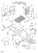 UNIT Diagram and Parts List for 7ED22PQXFW00  Whirlpool Refrigerator