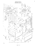 LINER Diagram and Parts List for EV15HKXRW3  Whirlpool Freezer