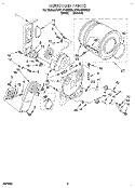 SECTION Diagram and Parts List for KEYL410BAL2  KitchenAid Dryer
