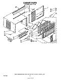 SECTION Diagram and Parts List for AHF12120  Whirlpool Air Conditioner