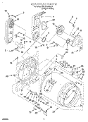 BULKHEAD Diagram and Parts List for 7MLGC9545JQ1  Whirlpool Dryer