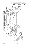 REFRIGERATOR LINER Diagram and Parts List for 8ED22PWXAW01  Whirlpool Refrigerator