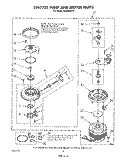 3367725 PUMP AND MOTOR Diagram and Parts List for DU9400XT0  Whirlpool Dishwasher