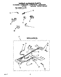 WIRING HARNESS Diagram and Parts List for LBR6233AW0  Whirlpool Washer