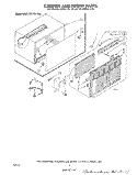 SECTION Diagram and Parts List for ACW082XP0  Whirlpool Air Conditioner