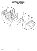 Part Location Diagram of 4389522 Whirlpool Endcap, Handle (sold individually, 2 recommended) (White)