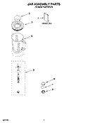 JAR ASSEMBLY PARTS Diagram and Parts List for KCB148SGR0  KitchenAid Blender