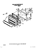 FREEZER DOOR Diagram and Parts List for ET22DKXXW00  Whirlpool Refrigerator