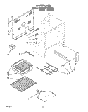 UNIT, LIT/OPTIONAL Diagram and Parts List for FES340YL1  Whirlpool Range