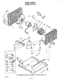 UNIT Diagram and Parts List for AHF13522  Whirlpool Air Conditioner