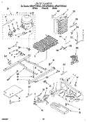 UNIT Diagram and Parts List for 8ED22PWXBN01  Whirlpool Refrigerator