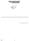 MISCELLANEOUS PARTS OPTIONAL PARTS (NOT INCLUDED) Diagram and Parts List for KUDS01DJSP1  KitchenAid Dishwasher