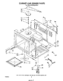 CABINET AND STIRRER Diagram and Parts List for MW8520XP0  Whirlpool Microwave